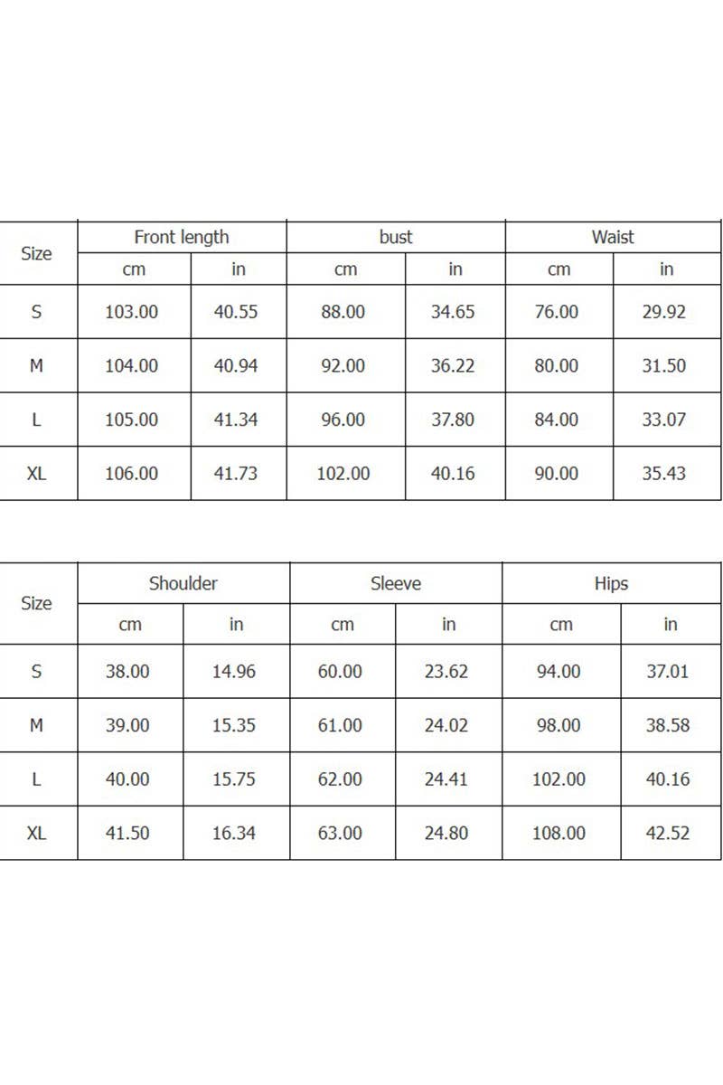 Denim long-sleeved dress with lapel wooden ears