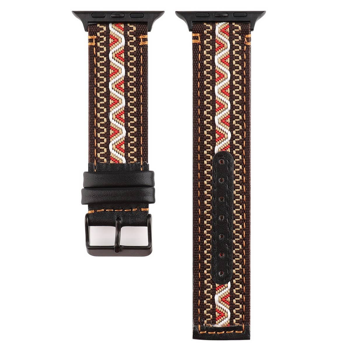 APPLE WATCH/IWATCH9 ETHNIC STYLE LEATHER STRAP_CWWW0059