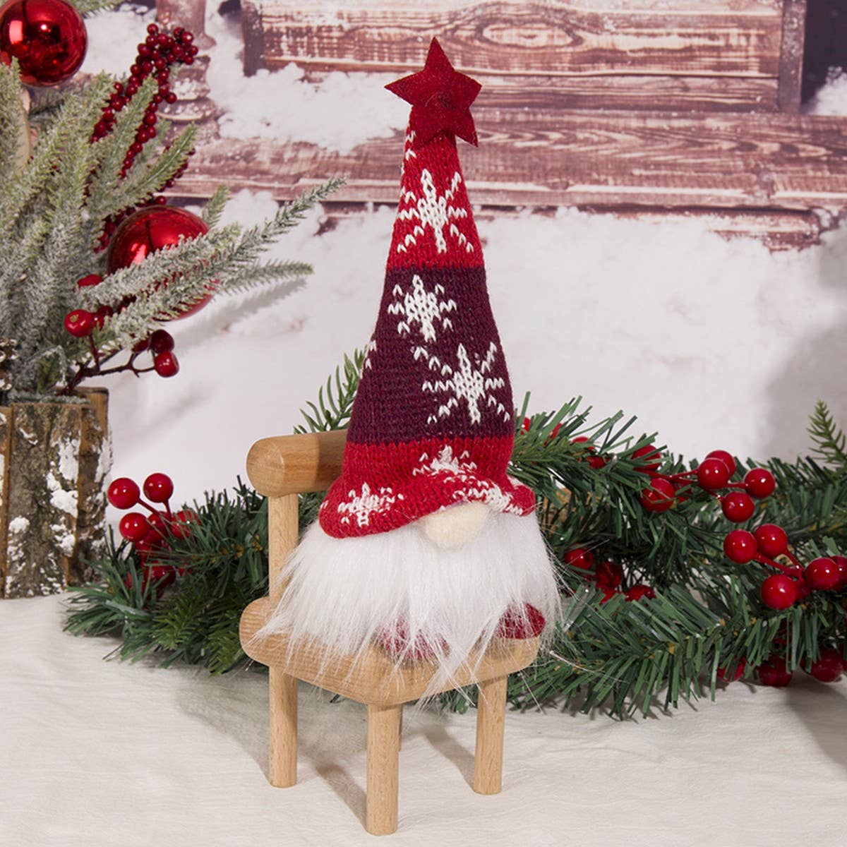 CHRISTMAS FESTIVAL LUMINOUS LIGHTED DOLL ORNAMENTS