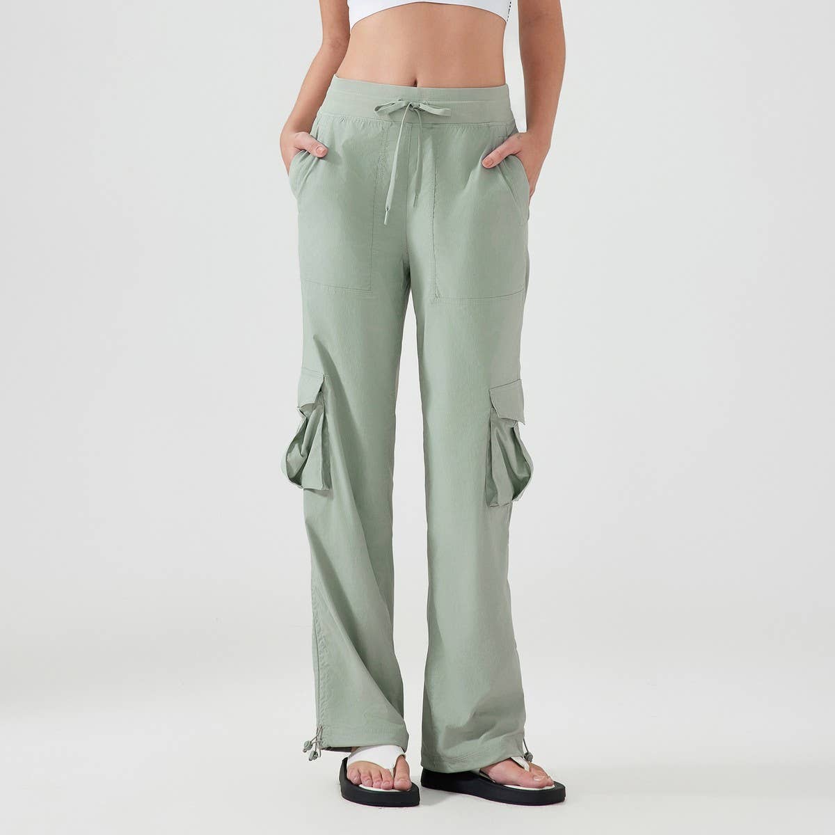Quick Dry Cargo Joggers, Lightweight & Loose_CWMM8403