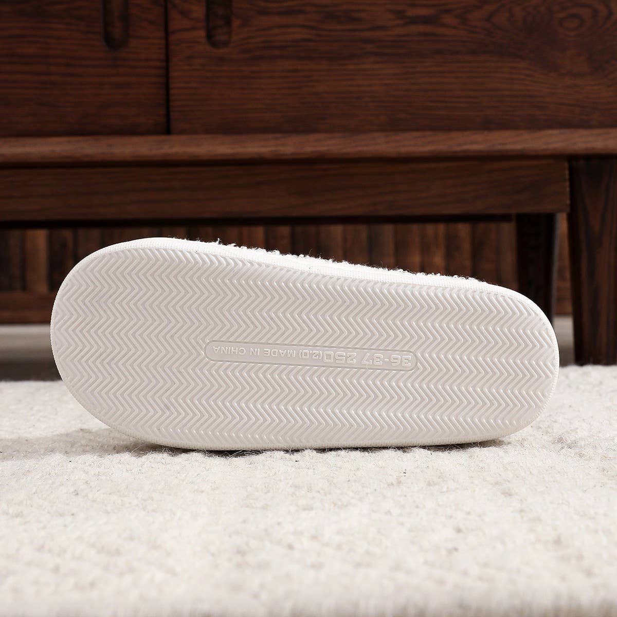 CUTE DEER HORN CHRISTMAS ELEMENT COTTON SLIPPERS