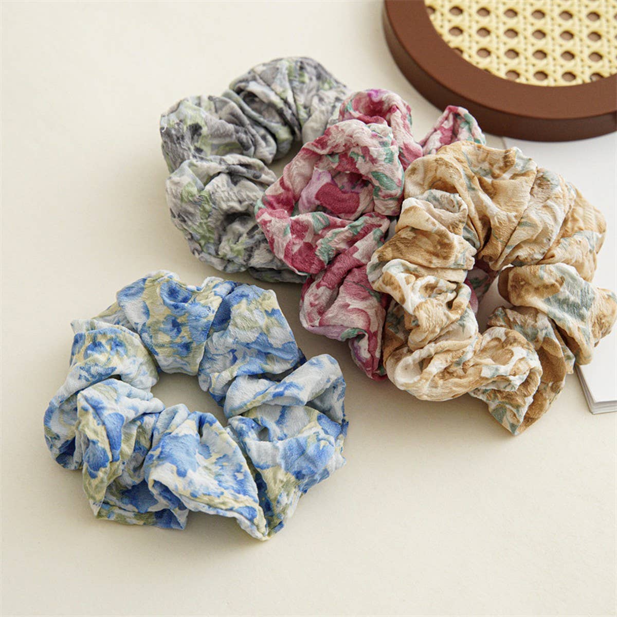 RETRO GRADIENT COLOR INTESTINE HAIR TIE_CWAHA2443
