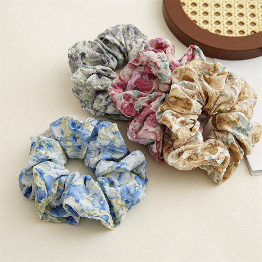 RETRO GRADIENT COLOR INTESTINE HAIR TIE_CWAHA2443