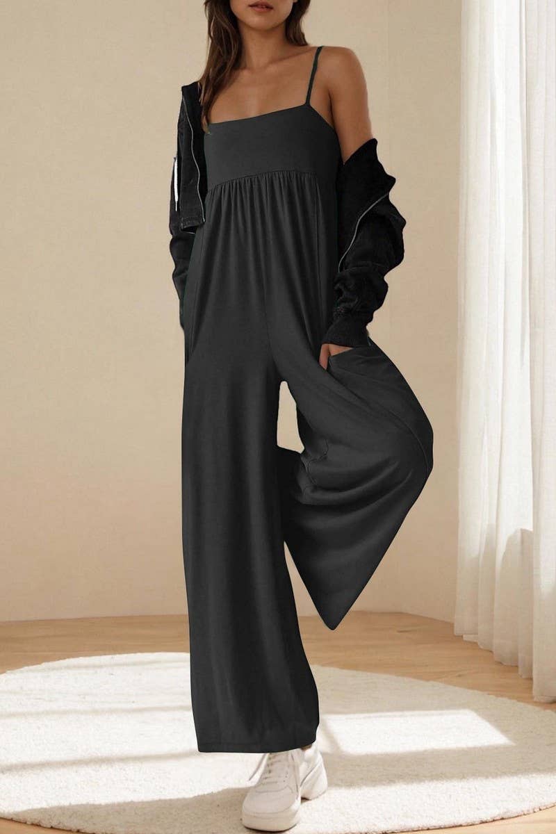 CWSJS1768_STRAPPY SQUARE NECK WIDE LEG JUMPSUIT