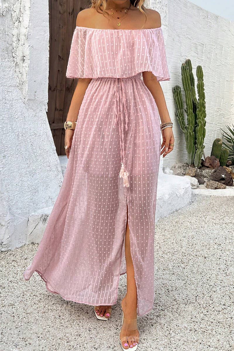 CWDMD6449_SPRING AND SUMMER ELEGANT ONE-SHOULDER DRESS