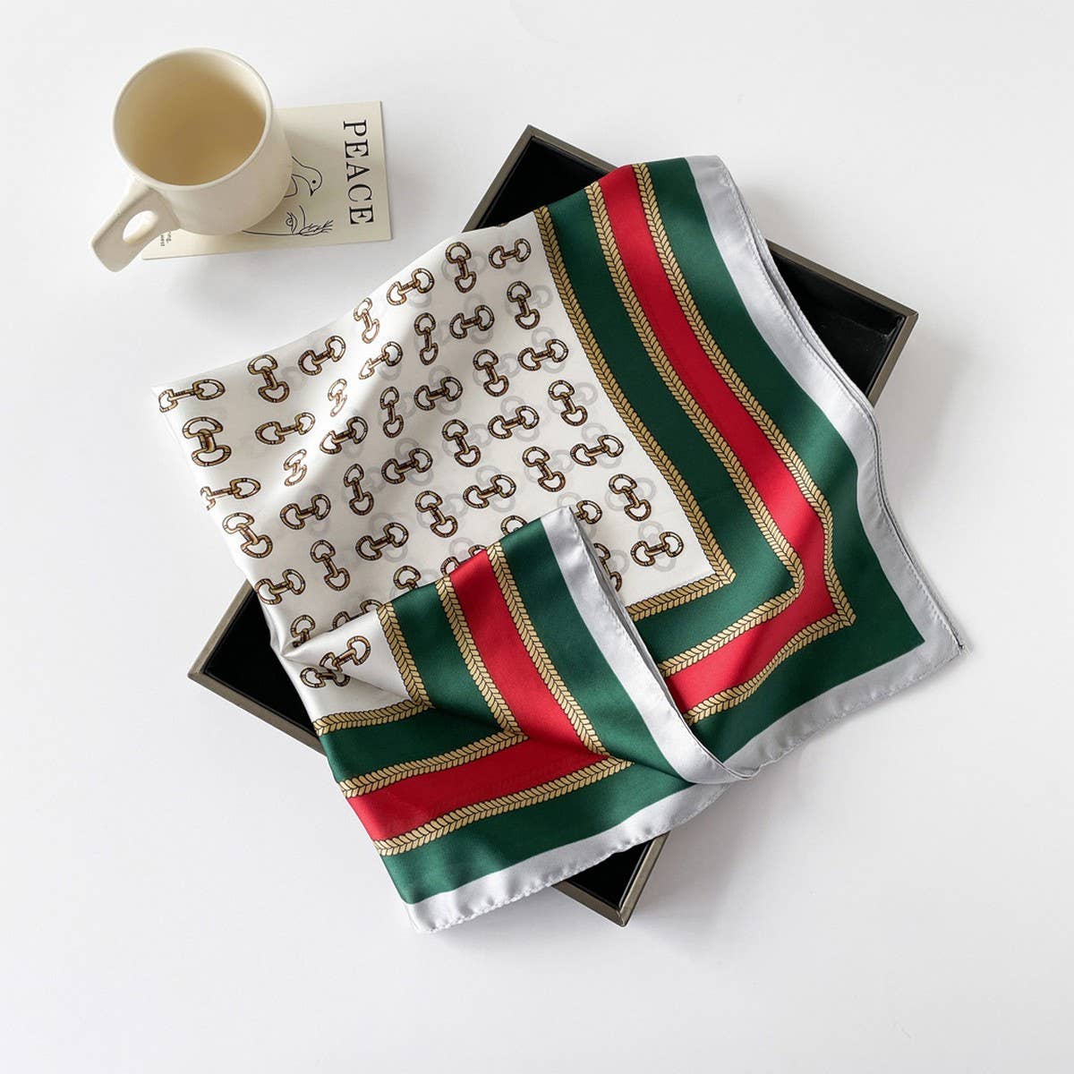 Satin Scarf - Simple Premium Lightweight Square