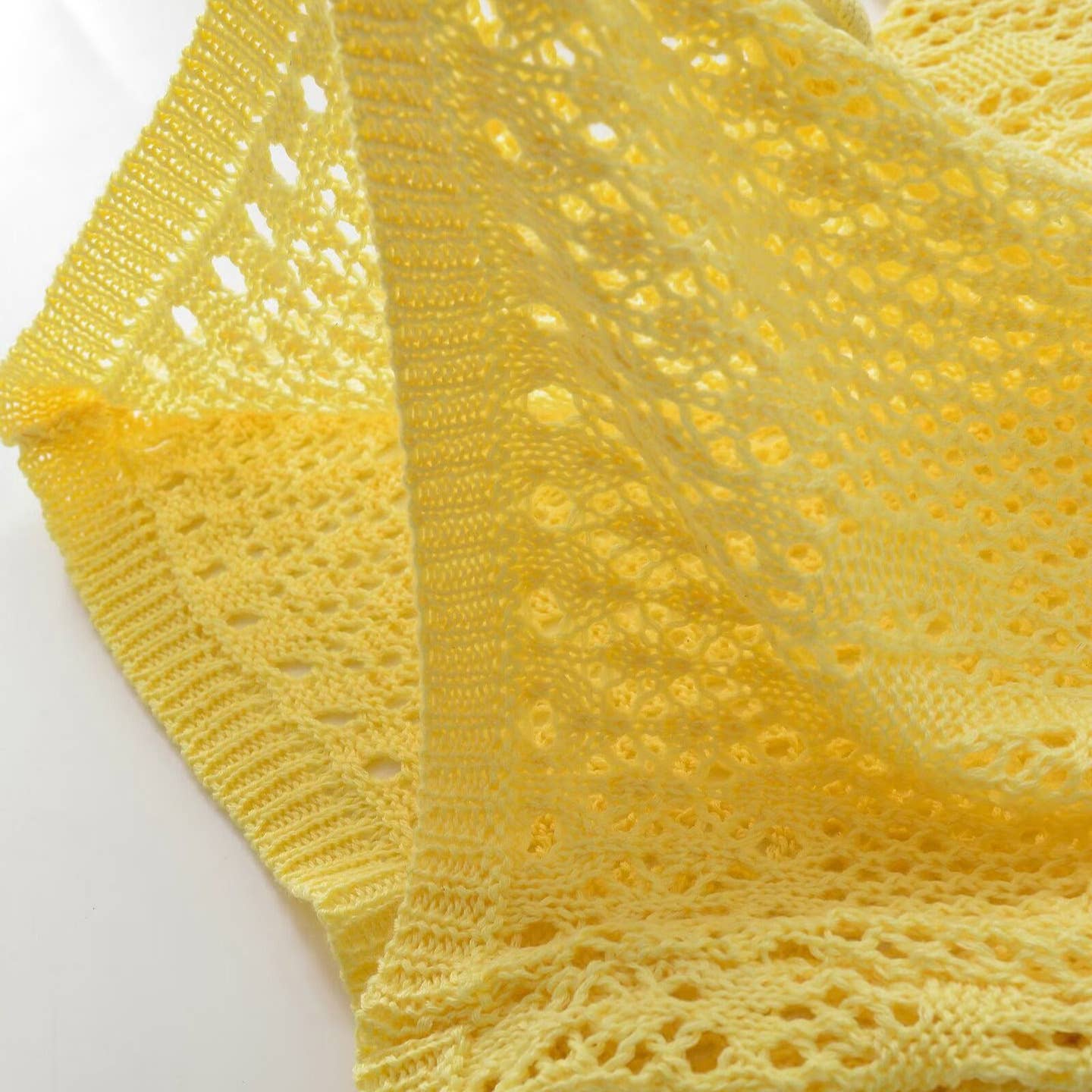 Design-sense openwork crochet knitted cardigan