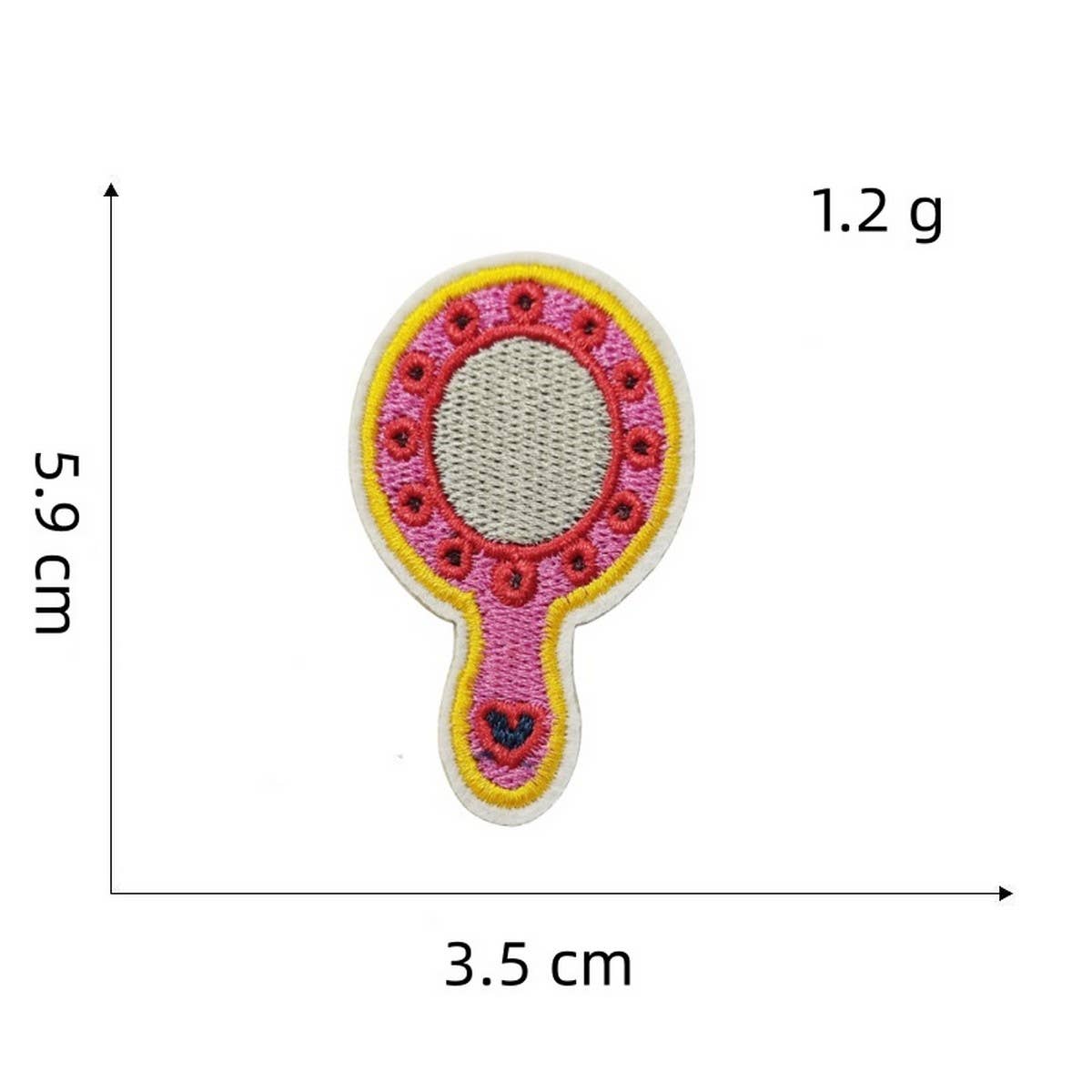 NEW PINK CARTOON EMBROIDERED CLOTH PATCH