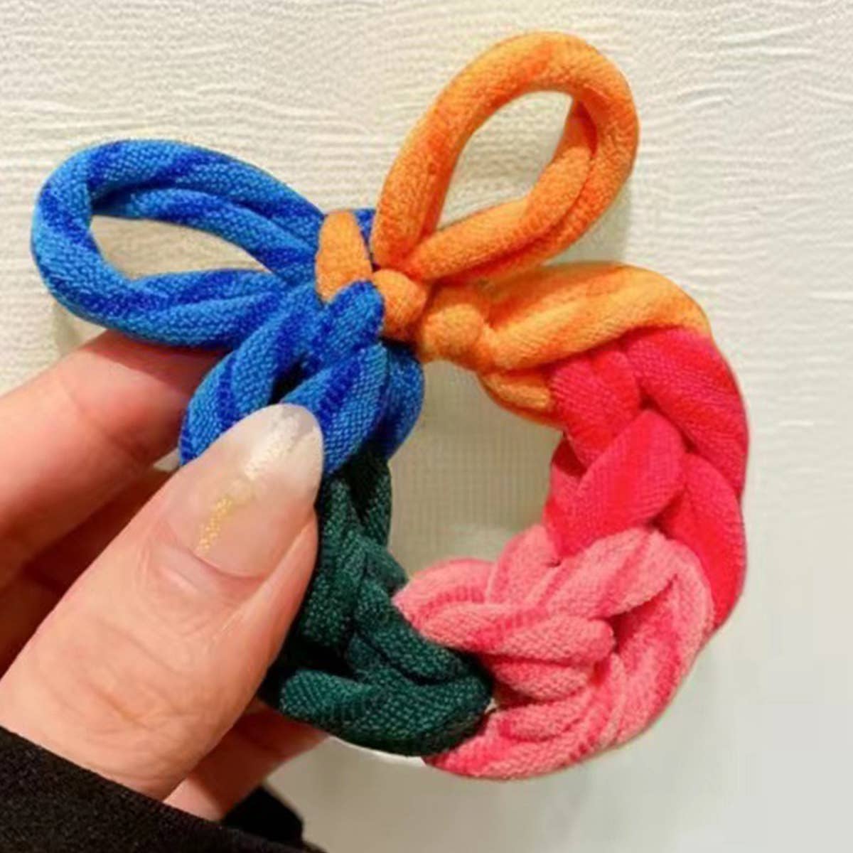WOMEN SIMPLE AND DURABLE THICK RUBBER HAIR ROPE_CWAHA0529
