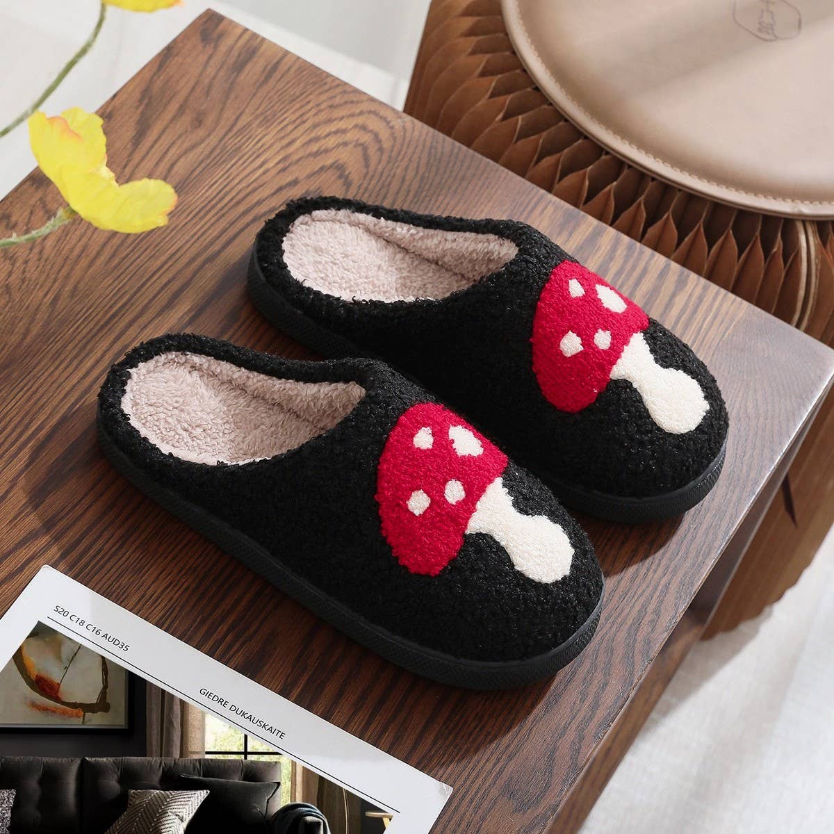 CHRISTMAS COTTON SLIPPERS HOME WOOL SLIPPERS