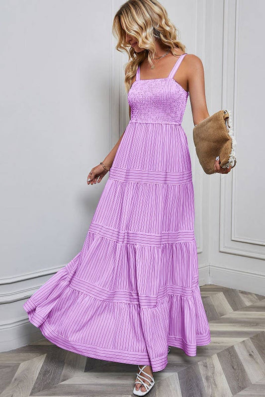 CWDMD1612_SLEEVELESS TANK TOP STRIPED MAXI DRESS