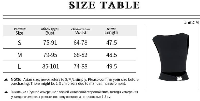 CWTBLSL0765_CUTOUT ROUND NECK SLEEVELESS CROP TEE TOP