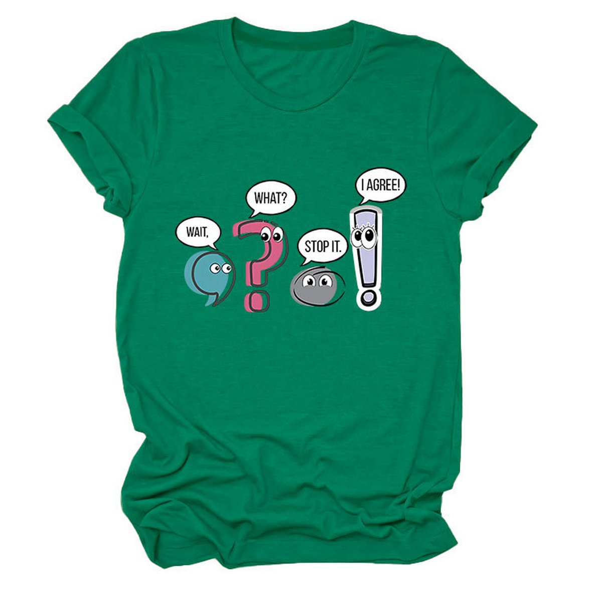 Chic Fun Casual Women's Crew Neck Tee_CWTTS1504