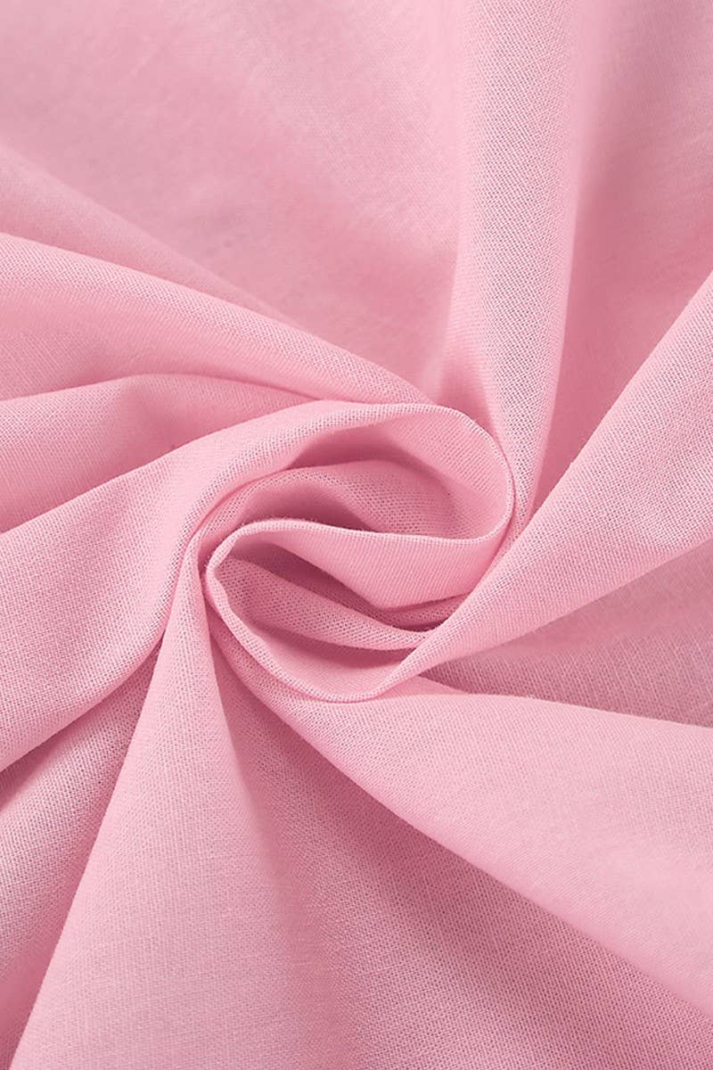 CWSPJ0304_PURE COTTON BREATHABLE LONG-SLEEVED NIGHTGOWN