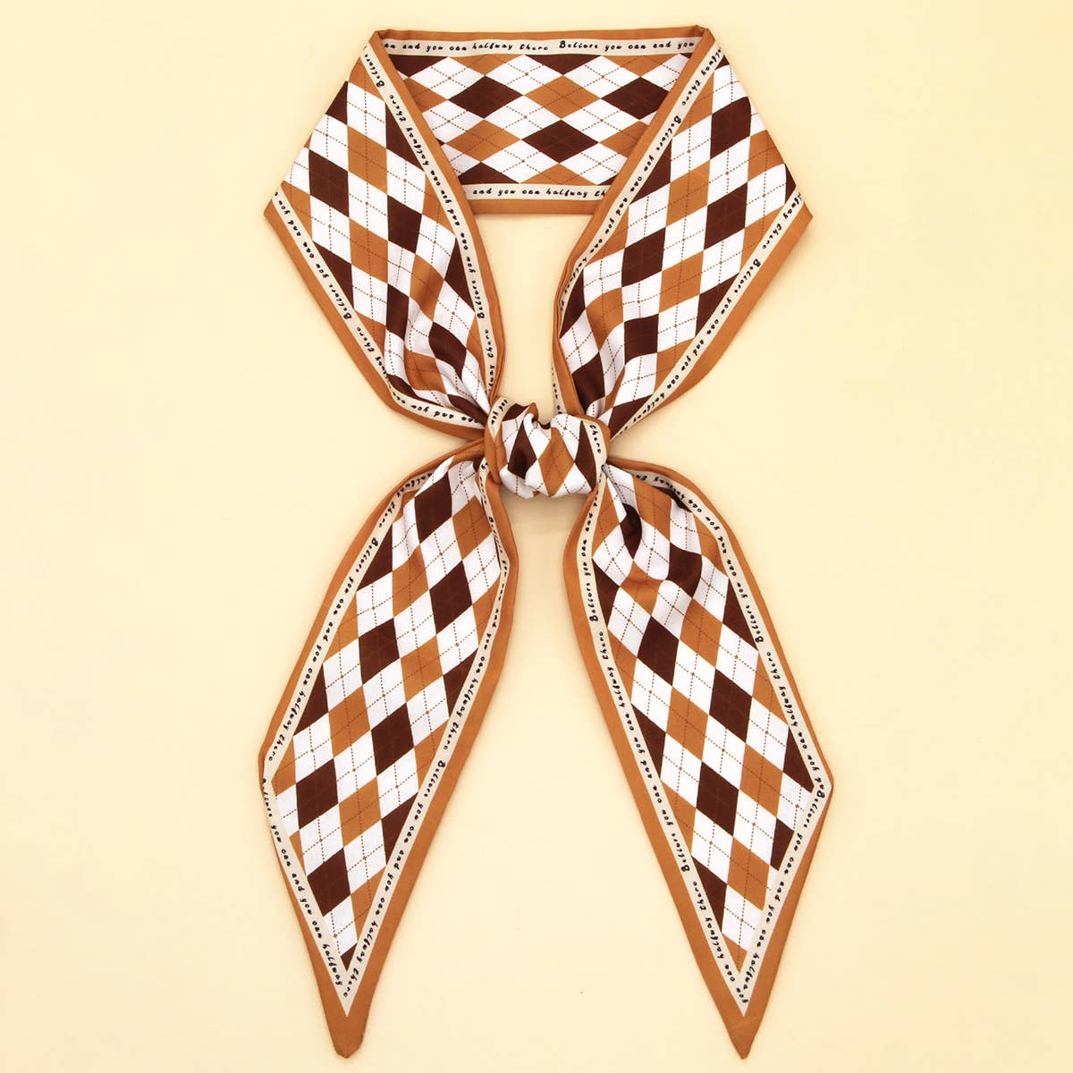 Floral Letter  Scarf ? Hair Tie & Bag Ribbon