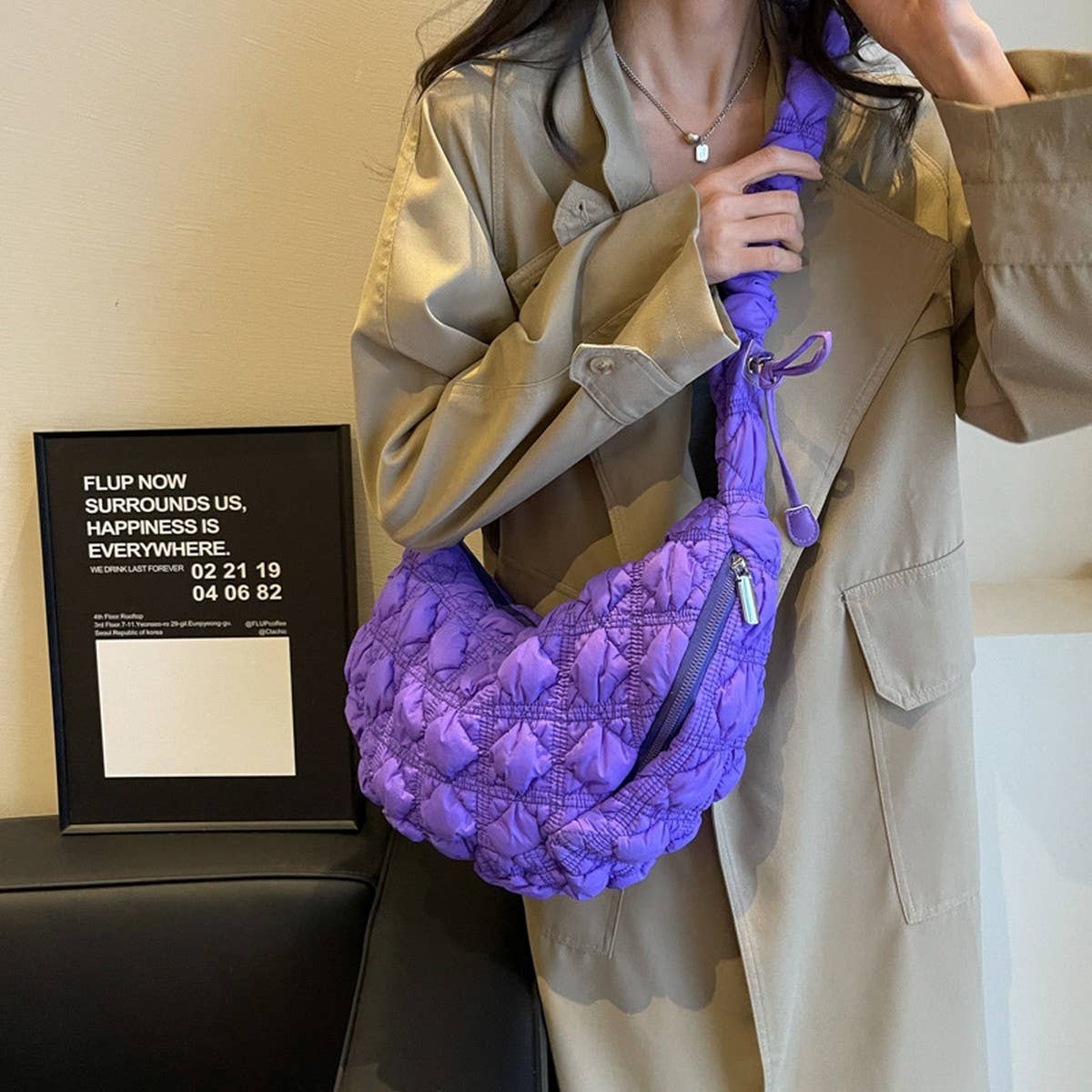 Large L Size Dumpling Cloud Shoulder Bag_CUAB00478