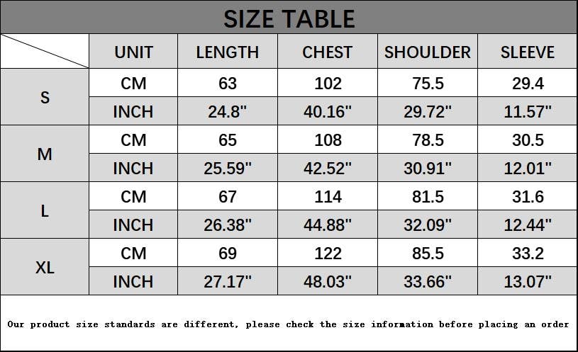 Casual matching color printed crew-neck T-shirt