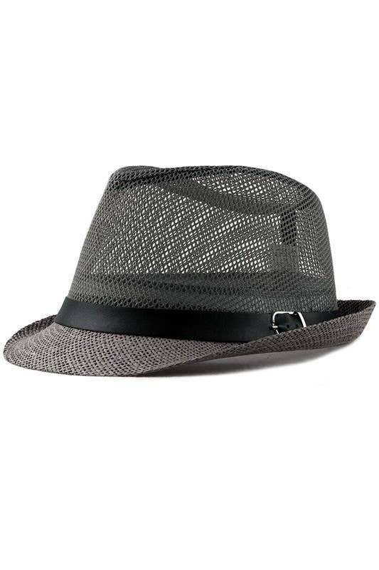 FASHION JAZZ MESH BEACH FEDORA_CWAH050