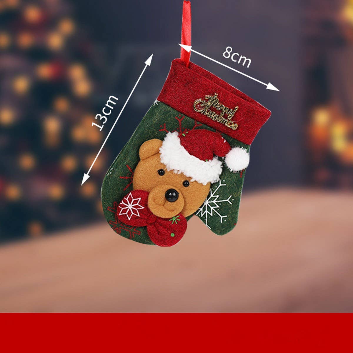 CWMS0923_Christmas Stocking Goodie Bag Hanging Ornament
