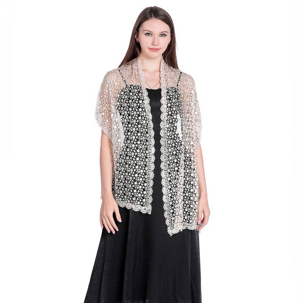 WEAR AN EMBROIDERED EVENING CAPE