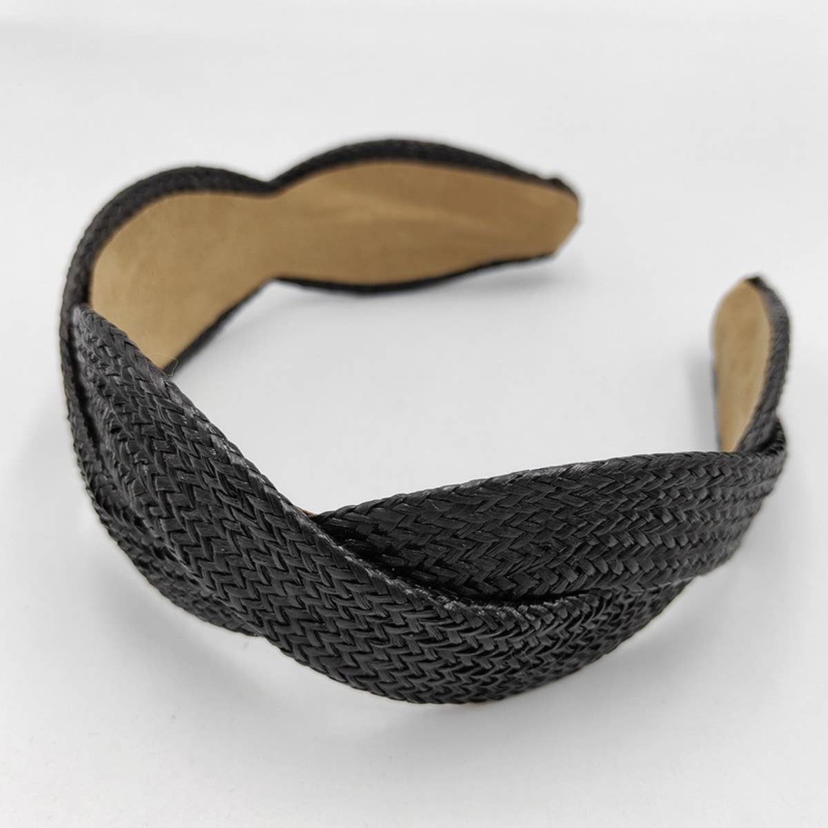FASHION SOLID COLOR STRAW HEADBAND_CWAHA1674