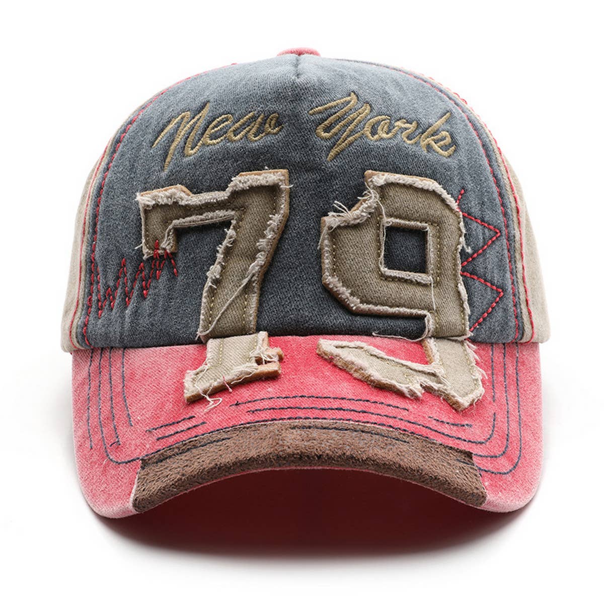 CWAH3225_KOREAN WASHED OLD SUN PROTECTION BASEBALL CAP