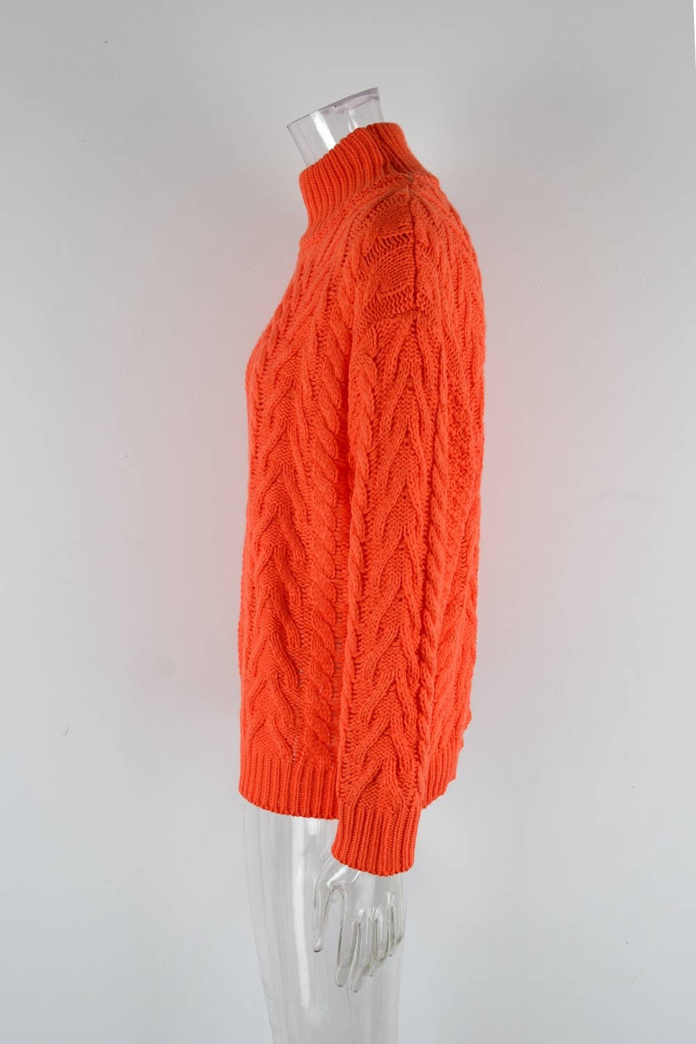 CWOSWL1035_Turtle Neck Long Sleeve Pullover Sweater