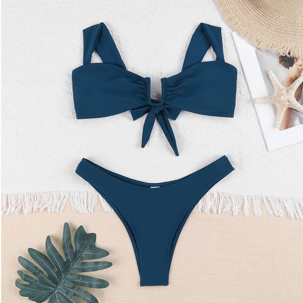 Women's Backless Bikini - Sexy Multi-Color Swimwear
