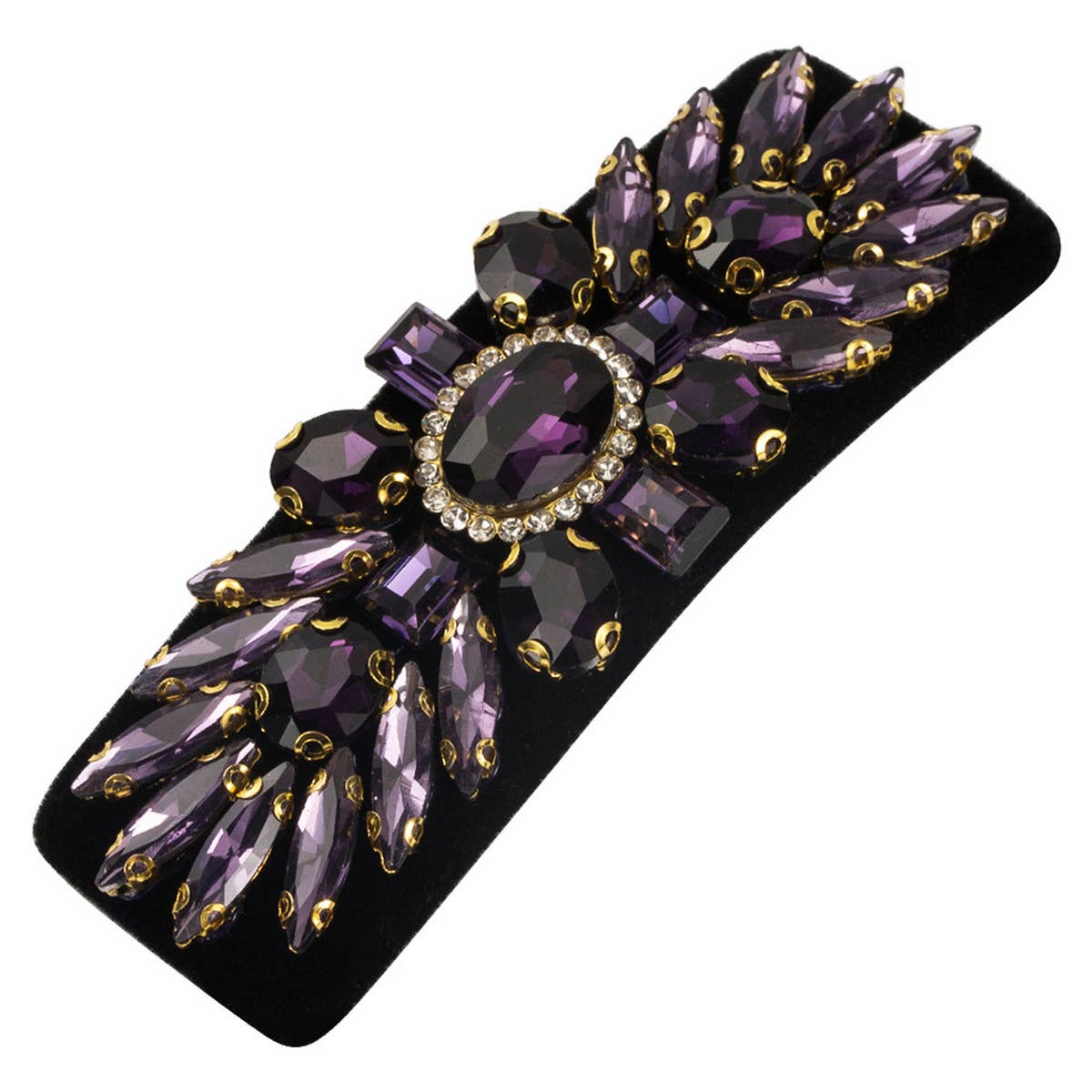SHINY COLORFUL GLASS DIAMOND HAIRPIN_CWAHA1770