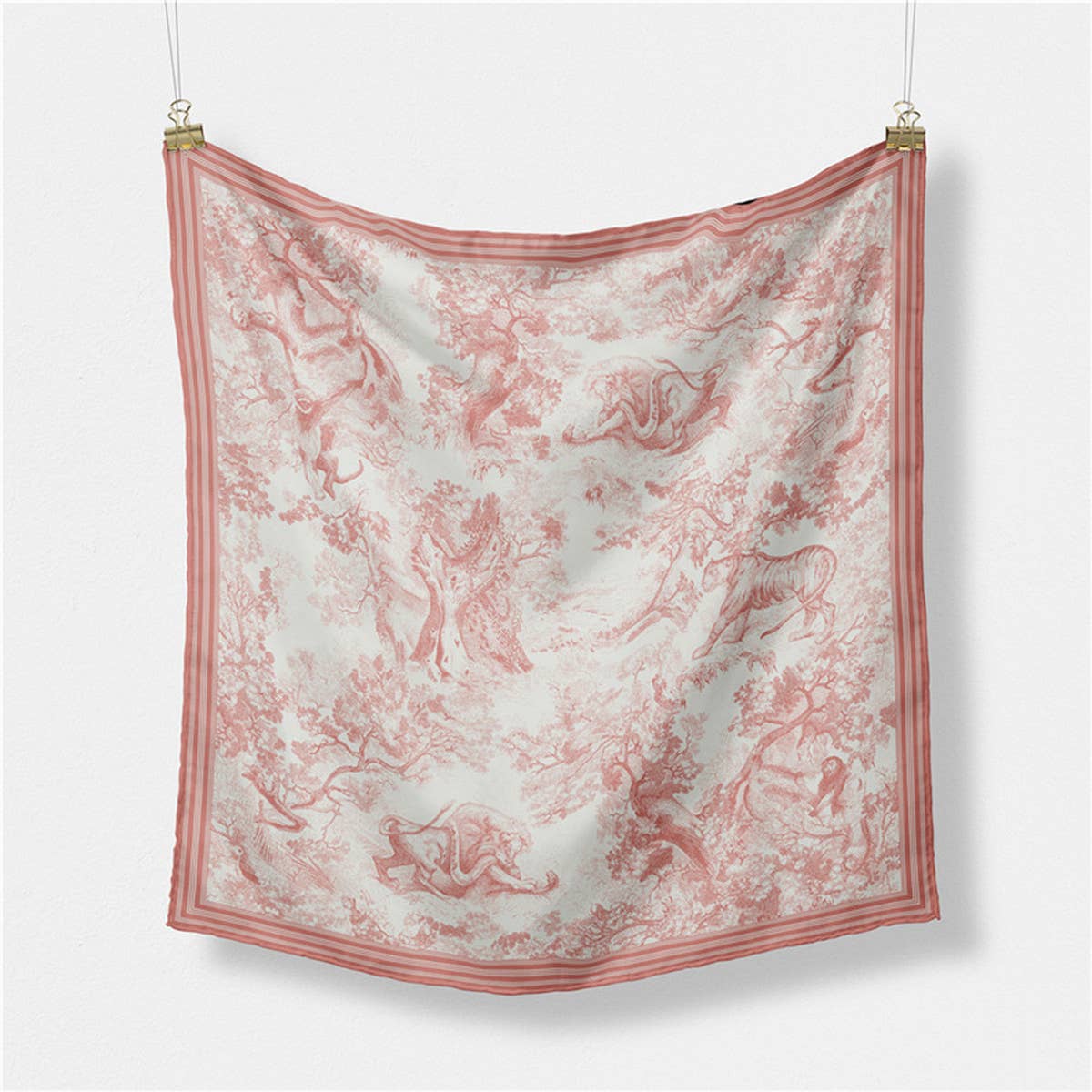 Versatile Square Scarf ? Hair Tie&Bag Wrap Ribbon