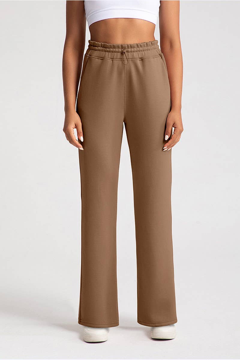 CWBLP1508_MODAL HIGH WAIST LOOSE RUNNING SPORTS PANTS