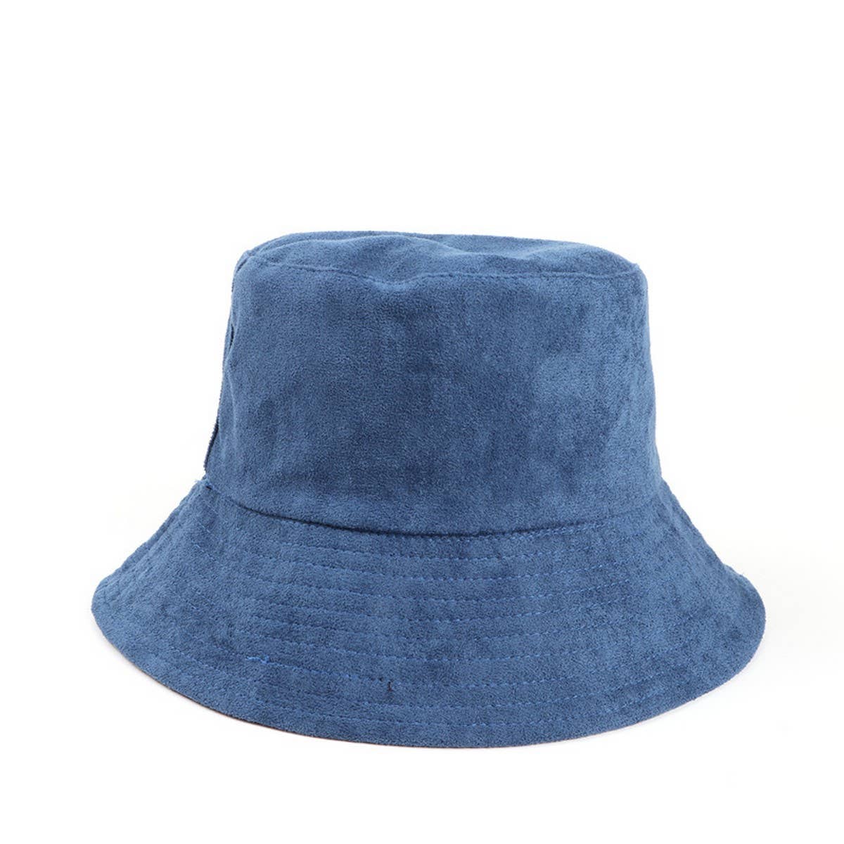 CWAH1524_SUEDE SOLID COLOR REVERSIBLE BUCKET HAT