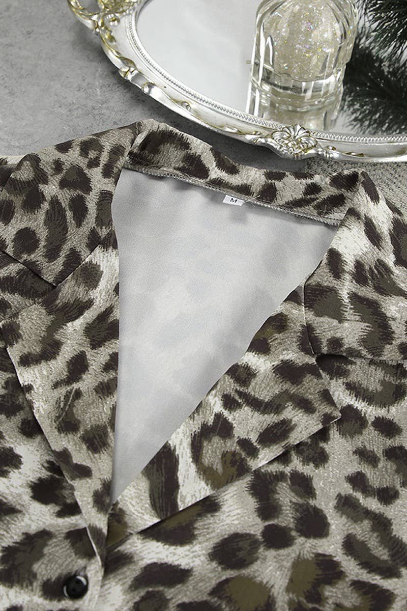 CWSPJ0357_LEOPARD PRINT LONG SLEEVE PANTS PAJAMA SET