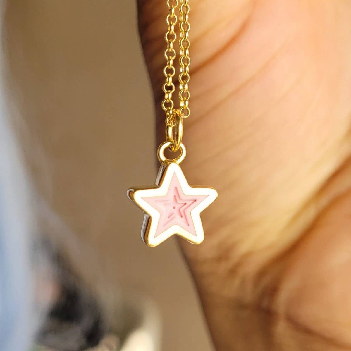 Heart Geometric Stainless Steel Necklace