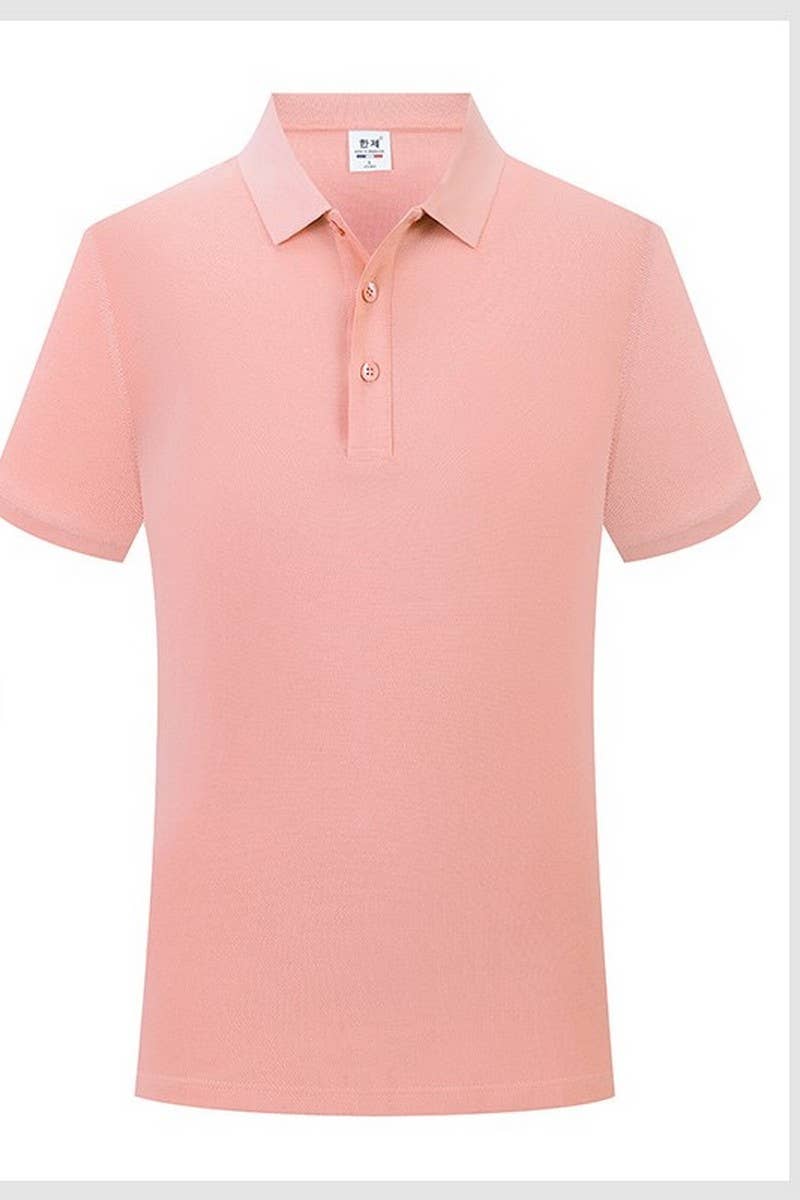 CWTBLS02452_SOLID COLOR POLO SHIRT WOMEN - MULTIPLE COLORS