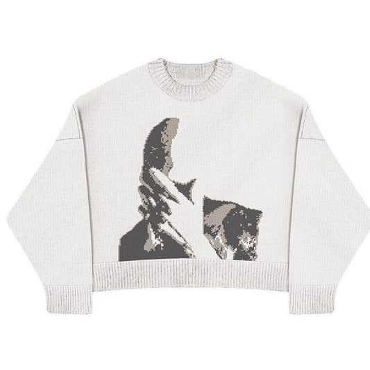 CASUAL CREW NECK DOUBLE JUMPER
