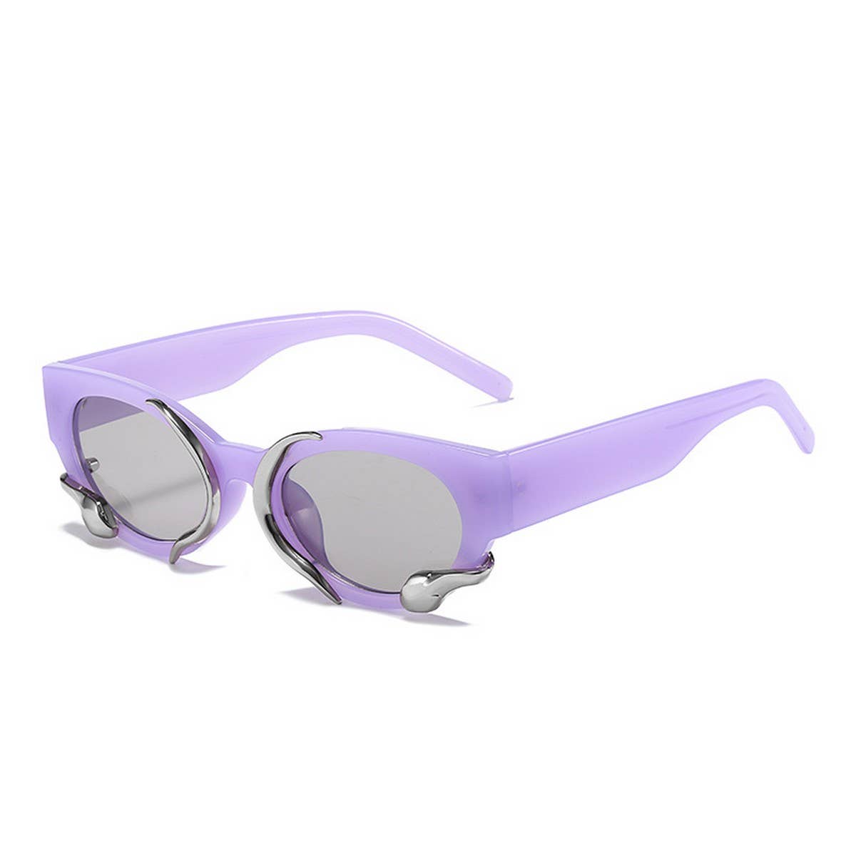 SMALL FRAME SUNGLASSES STEAMPUNK CATEYE SUNGLASSES_CWASG0565