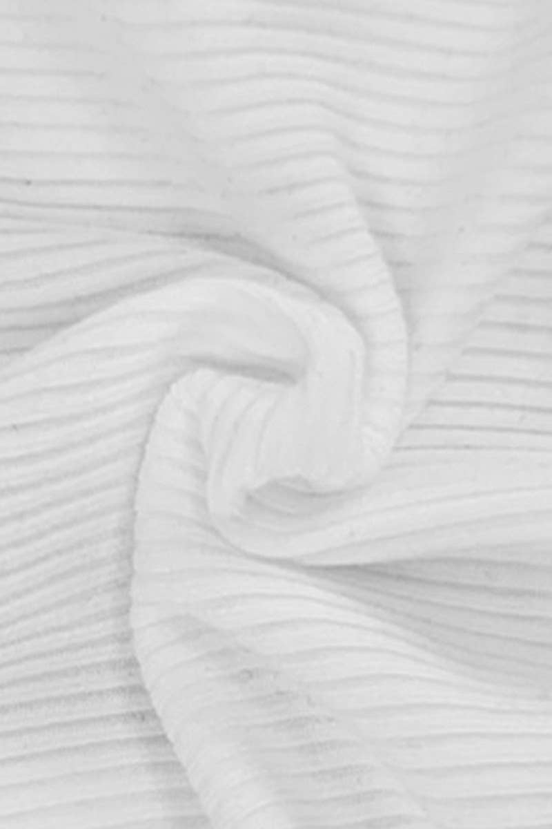 CWSBSSL0121_SUMMER V-NECK LACE RIBBED CAMI BODYSUIT