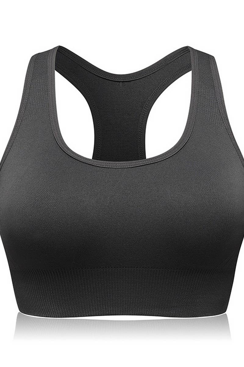 CWOV0660_CROSS BACK NO STEEL RING YOGA SPORTS BRA VEST