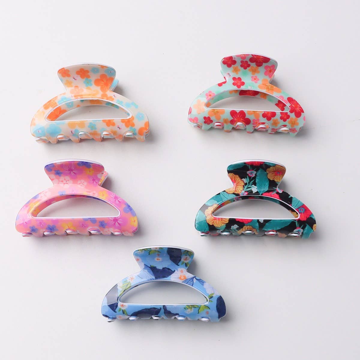 CWAHA1415_PLANTS FLOWERS HAIR CLAW CLIP