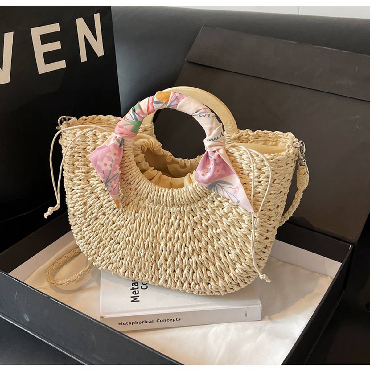 FRESH AND SWEET BRAIDED SHOULDER CROSSBODY BAG_CWAB2307