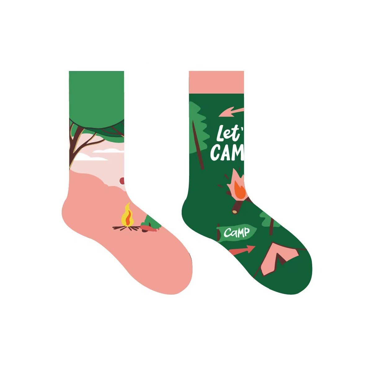 CASUAL ALL-MATCH MID-CALF SOCKS_CWMS1010