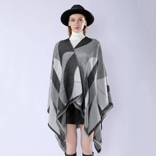 NEW HIGH-END COLD-PROOF AUTUMN AND WINTER SHAWL