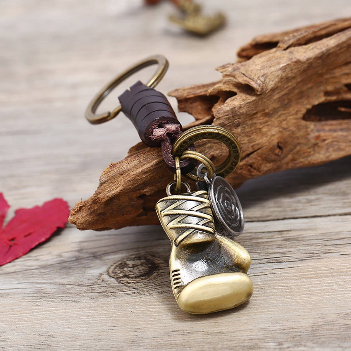 SIMPLE CREATIVE ALLOY GLOVES CAR KEYCHAIN_CWMM4711