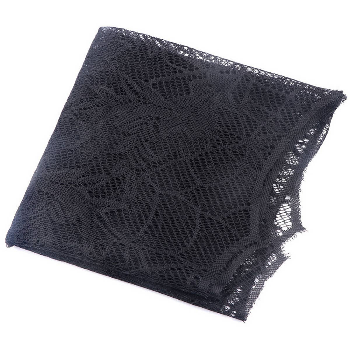 HALLOWEEN BLACK LACE SPIDER WEB WALLPAPER