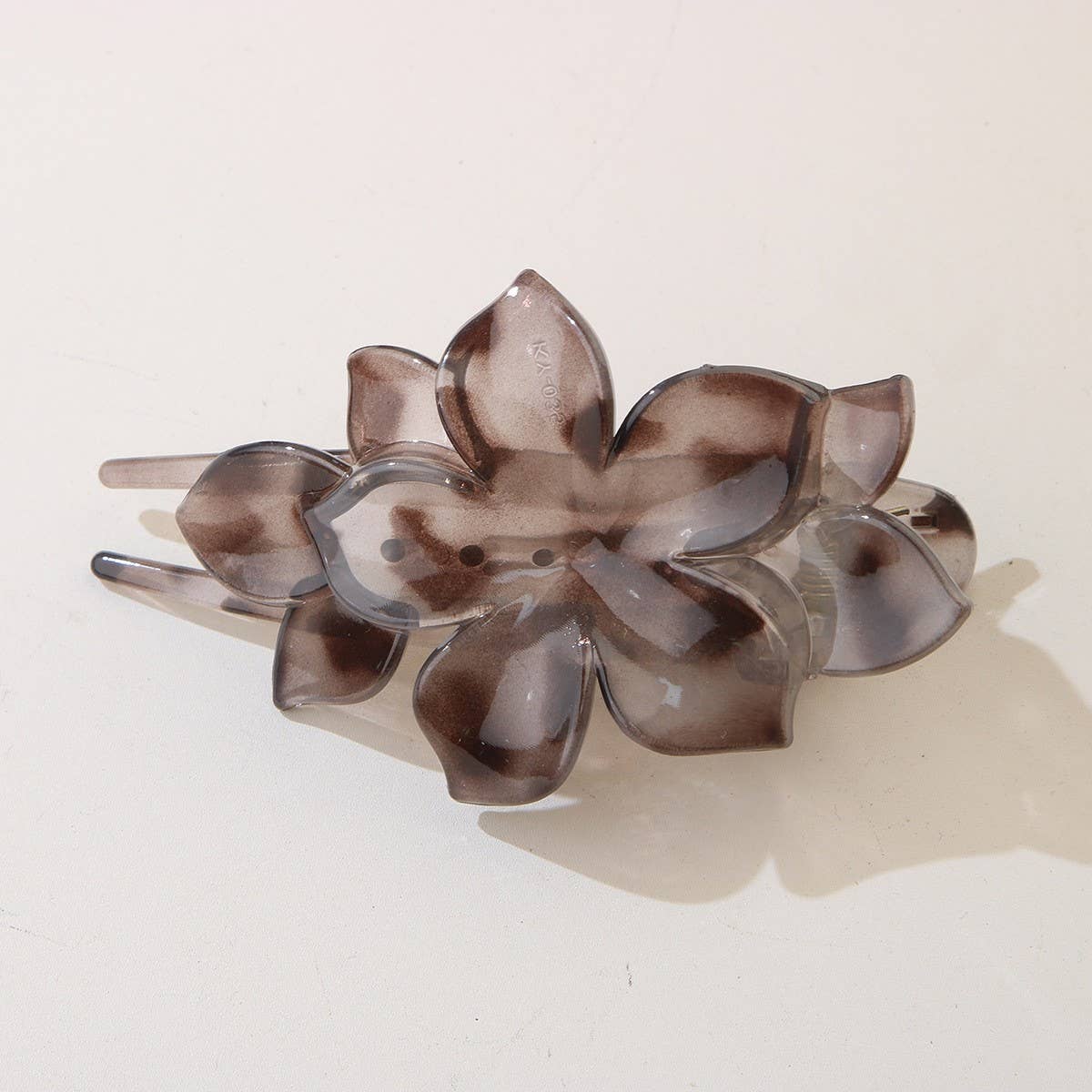 CWAHA07409_FLORAL DUCKBILL HAIR CLIP FOR WOMEN