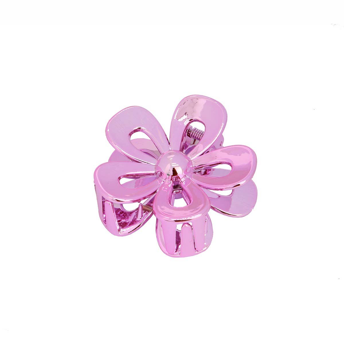 Gold Silver Egg Flower Large Hair Claw Elegant