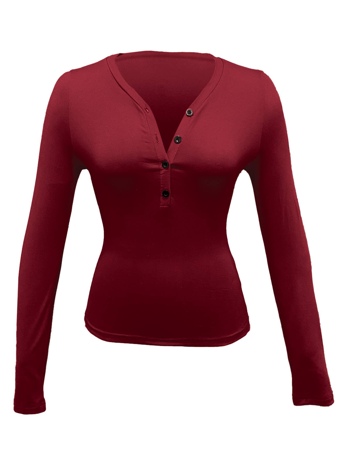 Button casual slimming knitted crop top T-shirt