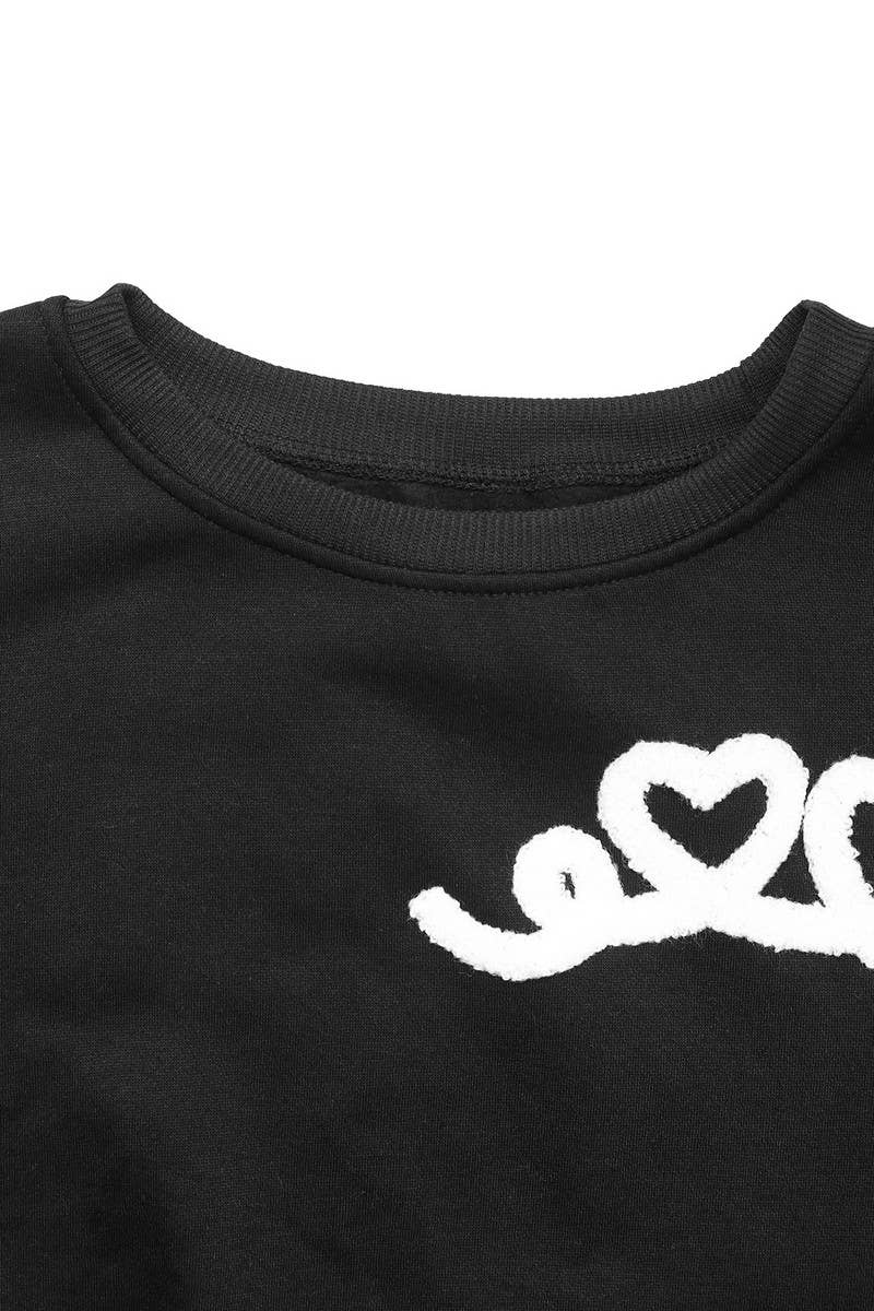 CWTBLL3731_AUTUMN AND WINTER CASUAL ROUND NECK SWEATSHIRT