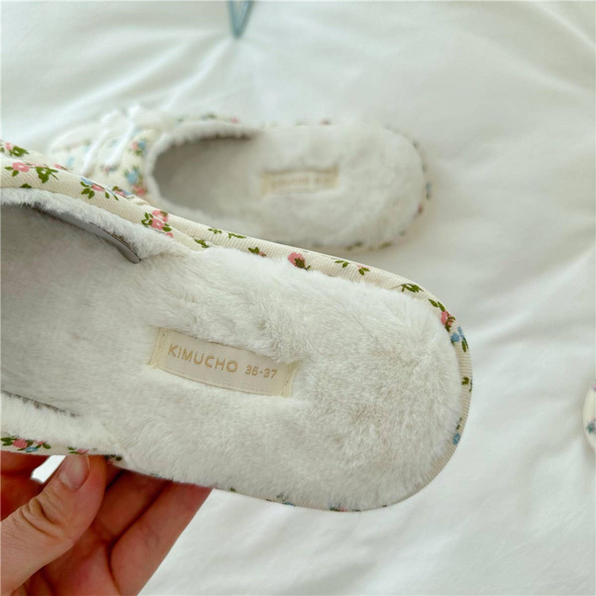 QIPAO BUTTONED WINTER OPEN-TOE HOME SLIPPERS_CWMM2988
